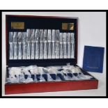A Viner's Table Top Collection unused silver plated 58 piece cutlery set for eight people in the