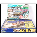 SCALEXTRIC MODEL SLOT CAR RACING SET MG AUSTIN ROVER SET 1986