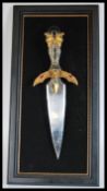 A limited edition Franklin Mint collectors fantasy dagger entitled King Arthur's Excalibur Dagger