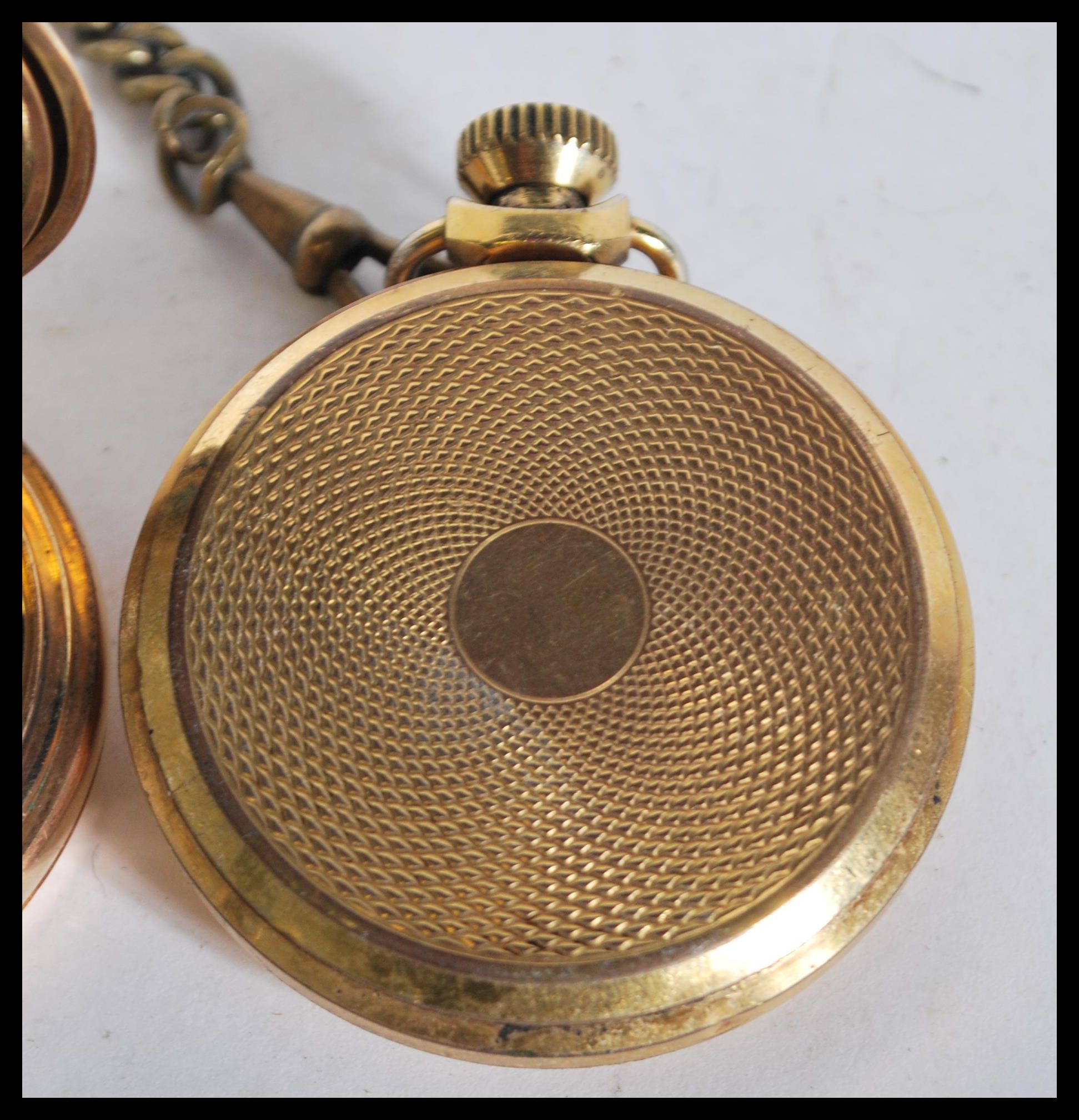 A collection of pocket watches to include two silver hallmarked examples, Waltham, Smiths etc. (5) - Image 6 of 6
