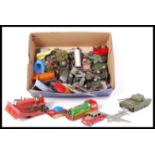 ASSORTED MIXED TOY TINPLATE AND SCALE DIECAST MODEL VEHICLES