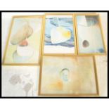 Dick Boulton ( Artist & Sculptor ) - A series of abstract pastel drawings on paper inspired by beach