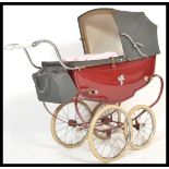 SILVERCROSS COACH BUILT DOLLS PRAM AND AMERICAN TO