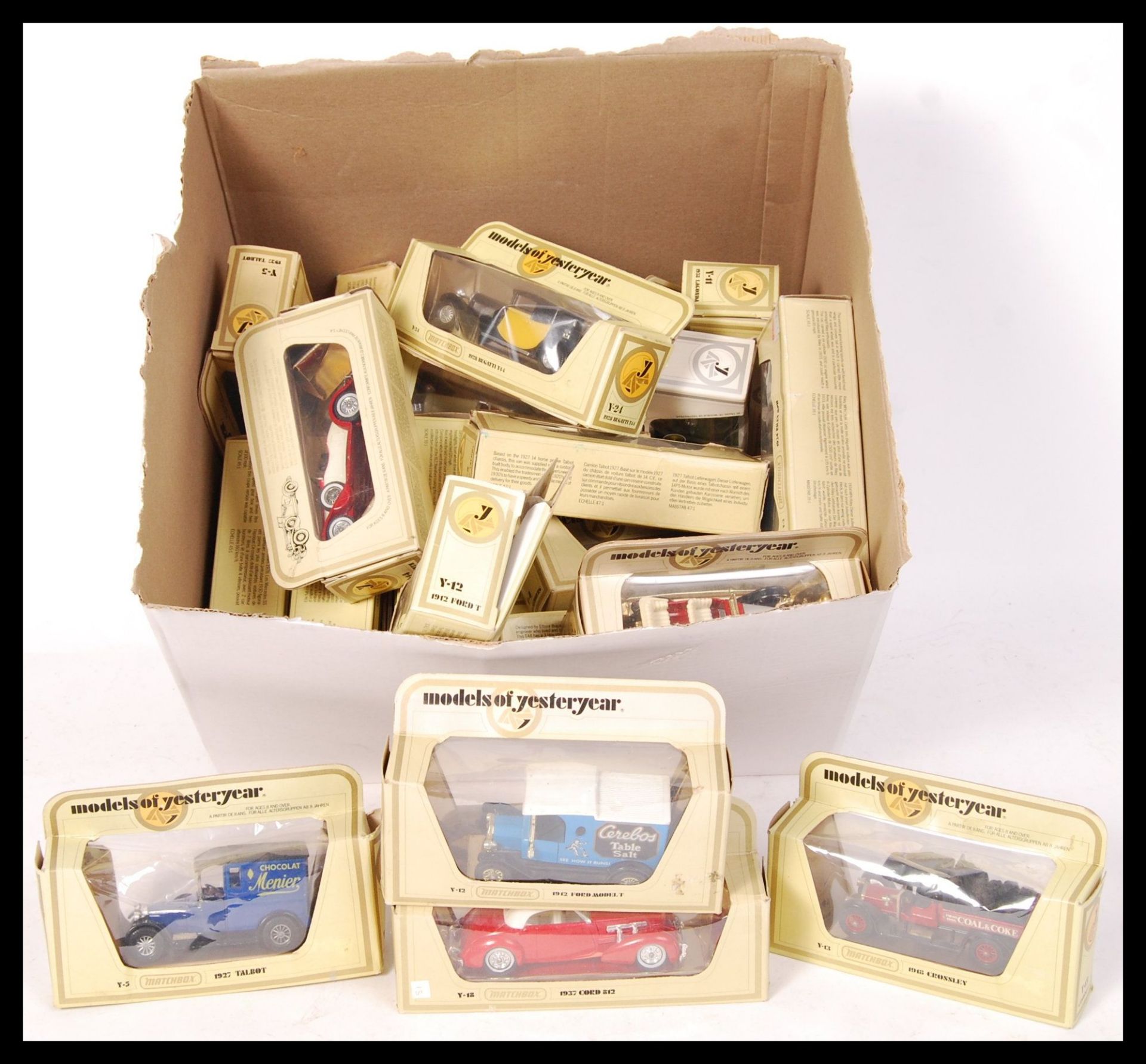 MATCHBOX MODELS OF YESTERYEAR BOXED DIECAST MODELS