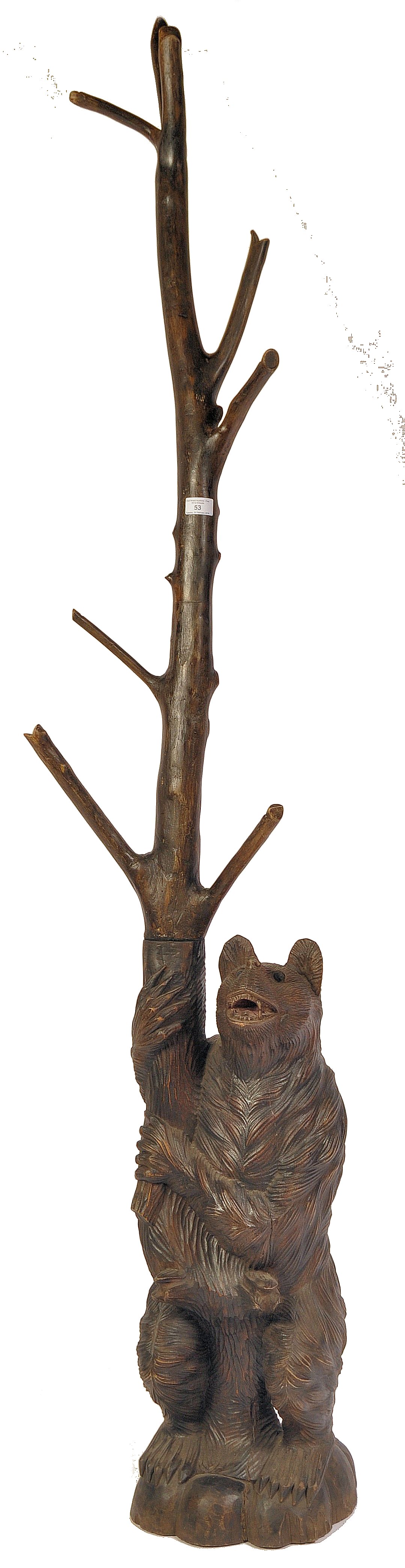 19TH CENTURY BOHEMIAN BLACK FOREST COAT STAND