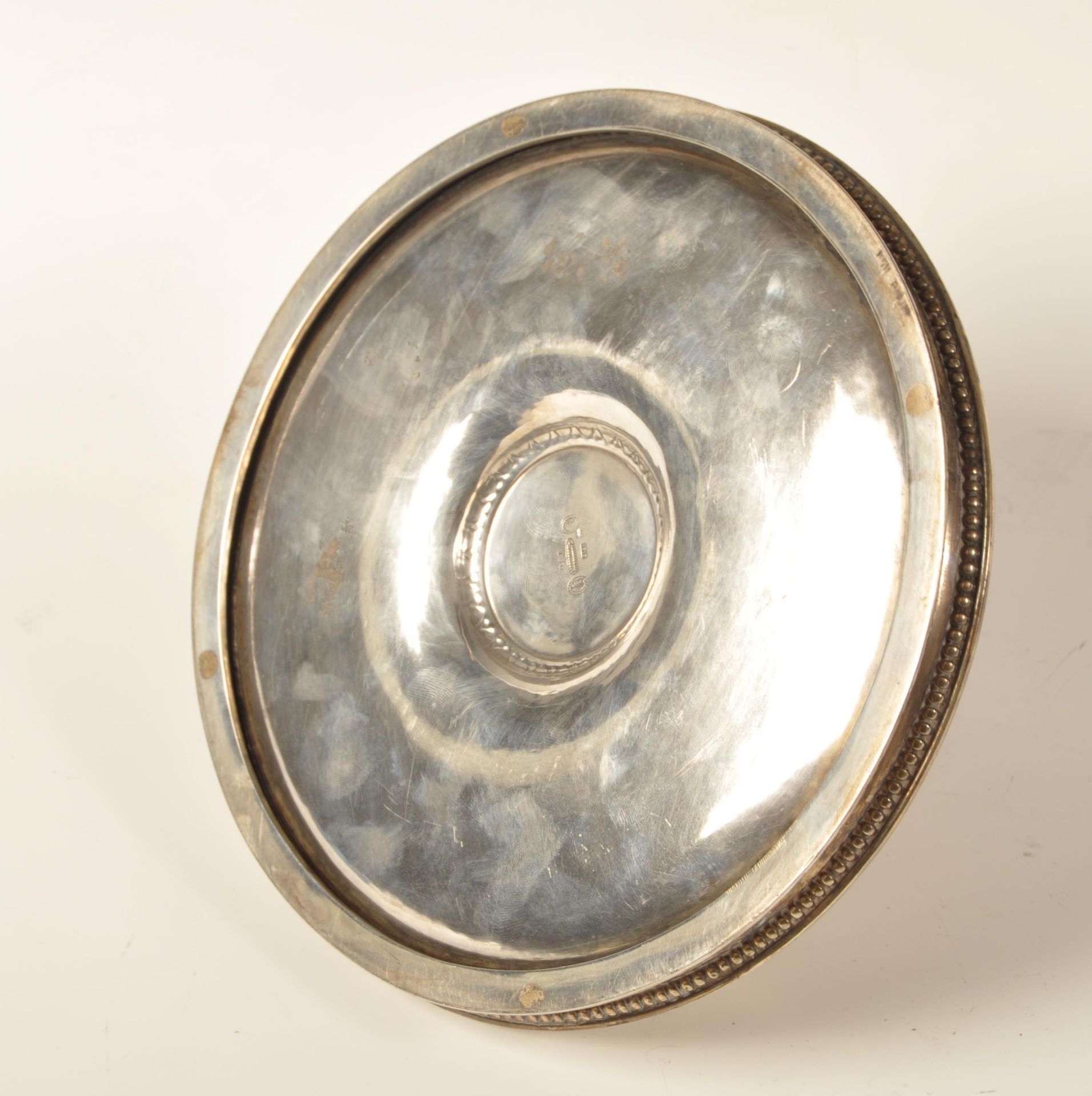 GEORG JENSEN SILVER CAPSTAN INKWELL RAISED ON CIRCULAR BASE - Bild 6 aus 7