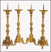 SET OF 4 LATE 19TH CENTURY VICTORIAN ORMULU BRONZE