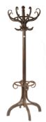 AN EDWARDIAN MICHAEL THONET BENTWOOD THONET HAT AND COAT STAND