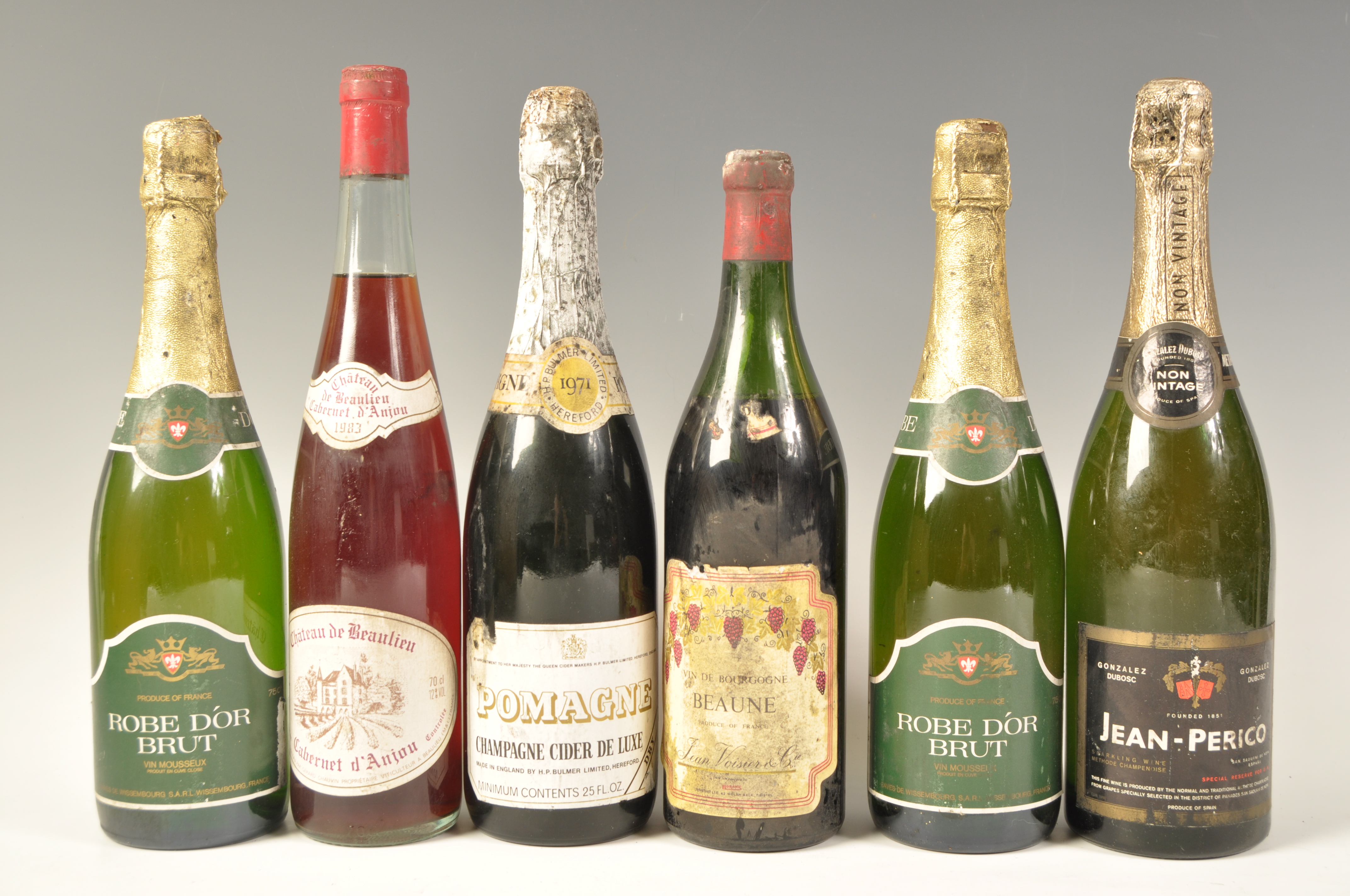 VINTAGE WINES AND CHAMPAGNE BRUT TO INCLUDE VIN DE BOURGOGNE BEAUNE