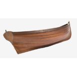 BELIEVED 19TH CENTURY LARGE CLINKER SHIPWRIGHTS ROWING BOAT DINGHY