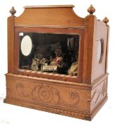 RARE 18TH/19TH CENTURY DISPLAY OF PETER THE GREATS LOG CABIN