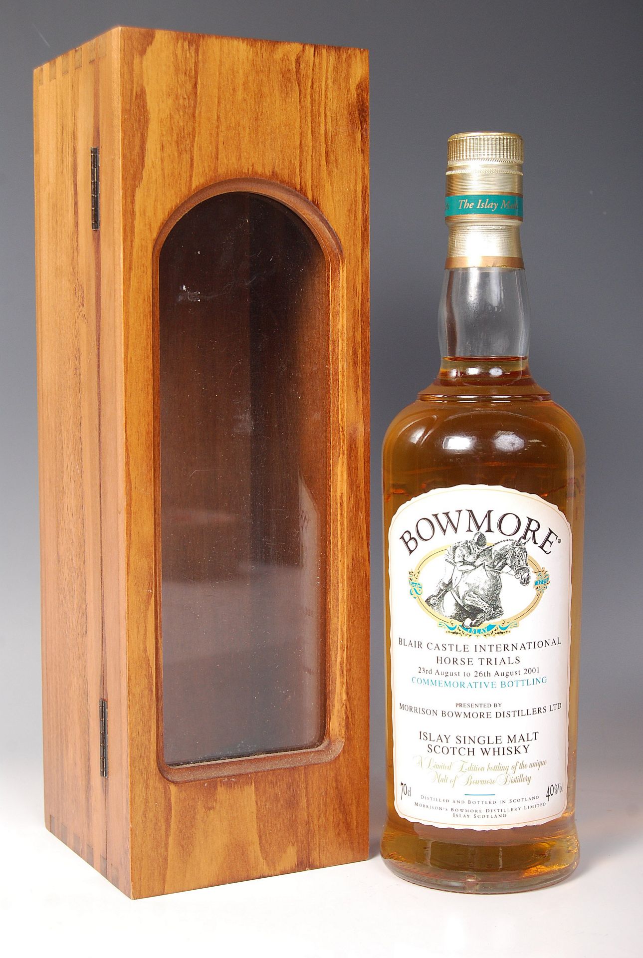 BOWMORE ISLAY BLAIR CASTLE SINGLE MALT SCOTCH WHISKEY IN BOX