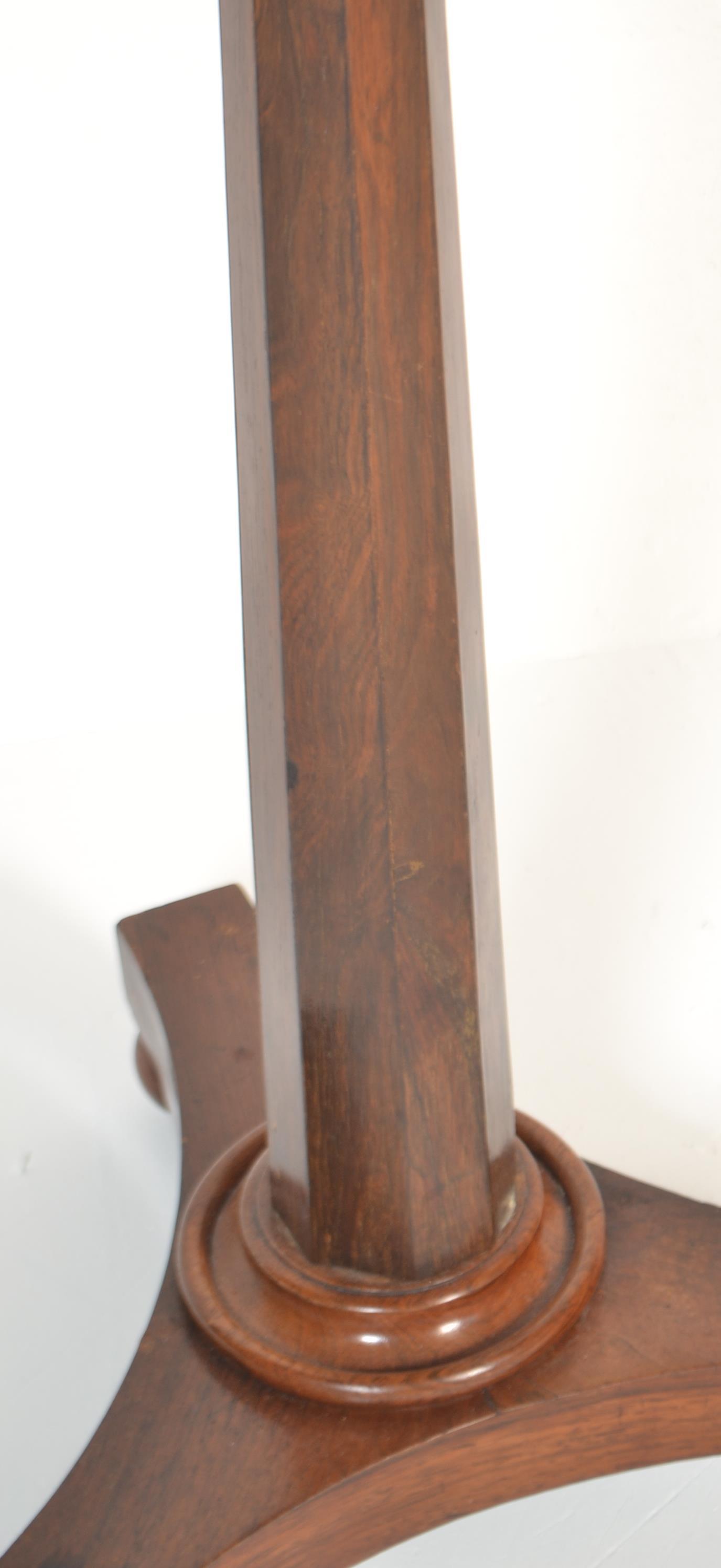 19TH CENTURY REGENCY ROSEWOOD WINE TABLE - Image 3 of 5