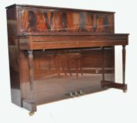 20TH CENTURY FLAME MAHOGANY REGENCY REVIVAL PIANO