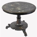 JENNENS AND BETTRIDGE MANNER PAINTED TILT TOP BREAKFAST TABLE