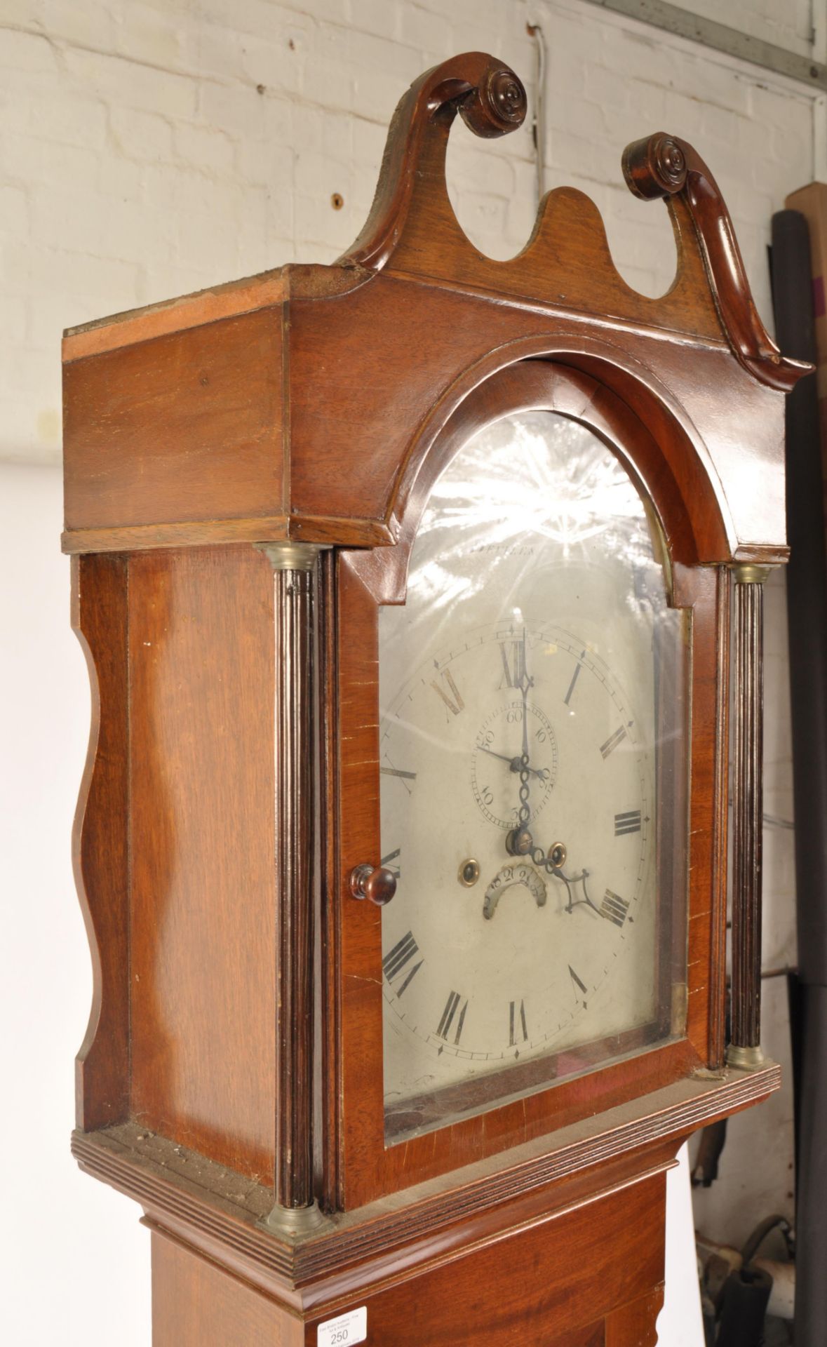 WEST COUNTRY JOHN STRATTON DEVIZES GEORGE III LONGCASE CLOCK - Bild 4 aus 6