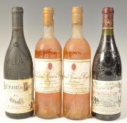 GROUP OF FOUR FRENCH BOTTLES OF WINE