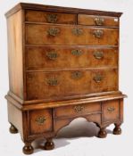 17TH / 18TH CENTURY QUEEN ANNE WALNUT CHEST OF DRAWERS ON STAND