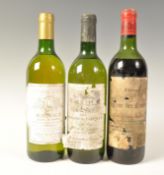 THREE BOTTLES OF FRENCH VINTAGE WINE