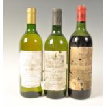 THREE BOTTLES OF FRENCH VINTAGE WINE