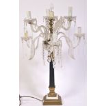 MID CENTURY LARGE MURANO GLASS ELECTROLIER TABLE LAMP LIGHT