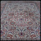 EARLY 20TH CENTURY SIGNED LARGE TABRIZ PERSIAN RUG