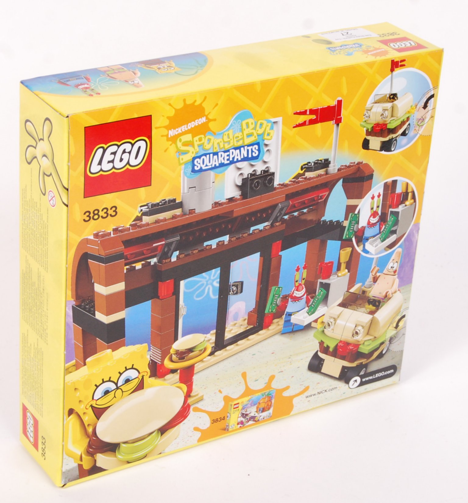 LEGO SPONGEBOB SQUAREPANTS SET 3833 ' THE KRUSTY KRAB ' - Image 2 of 2