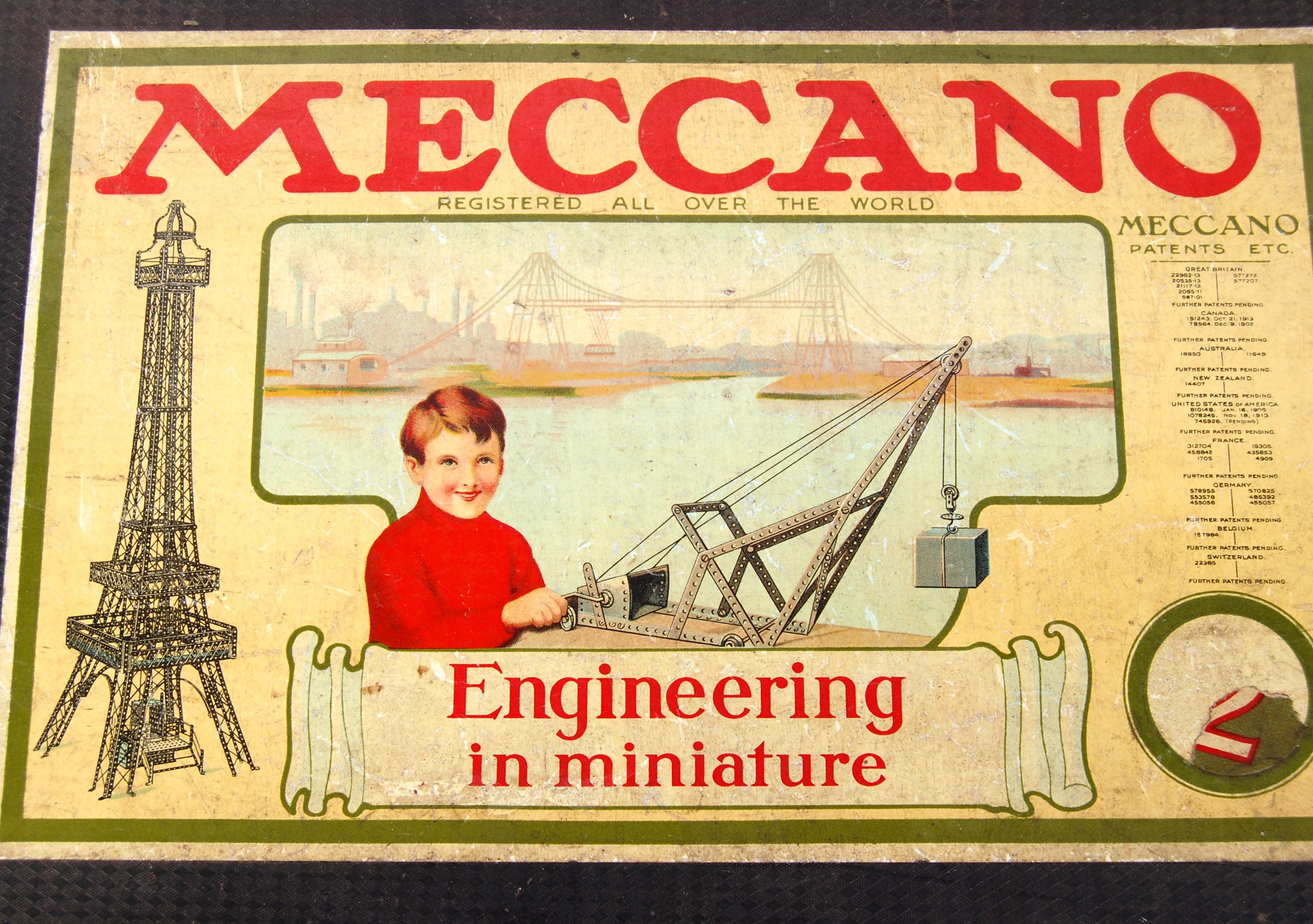 EARLY 1920'S MECCANO SETS 1A & 2 - BOTH WITH ORIGINAL CONTENTS - Image 4 of 5