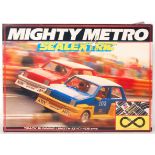SCALEXTRIC ' MIGHTY METRO ' SLOT CAR RACING SET BOXED