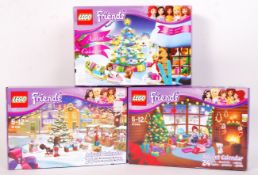 COLLECTION OF LEGO FRIENDS ADVENT CALENDARS