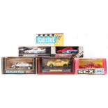 COLLECTION OF VINTAGE BOXED SCALEXTRIC SLOT RACING CARS
