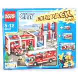 LEGO CITY ' SUPER PACK ' FIRE STATION SET 66357