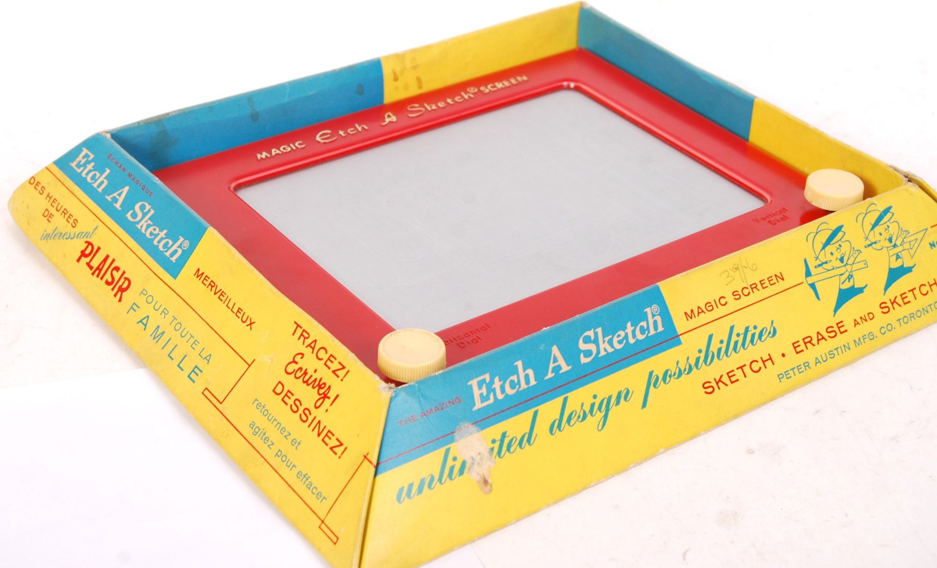 VINTAGE 1960'S PETER AUSTIN MADE MAGIC ' ETCH A SKETCH ' SCREEN - Bild 3 aus 4