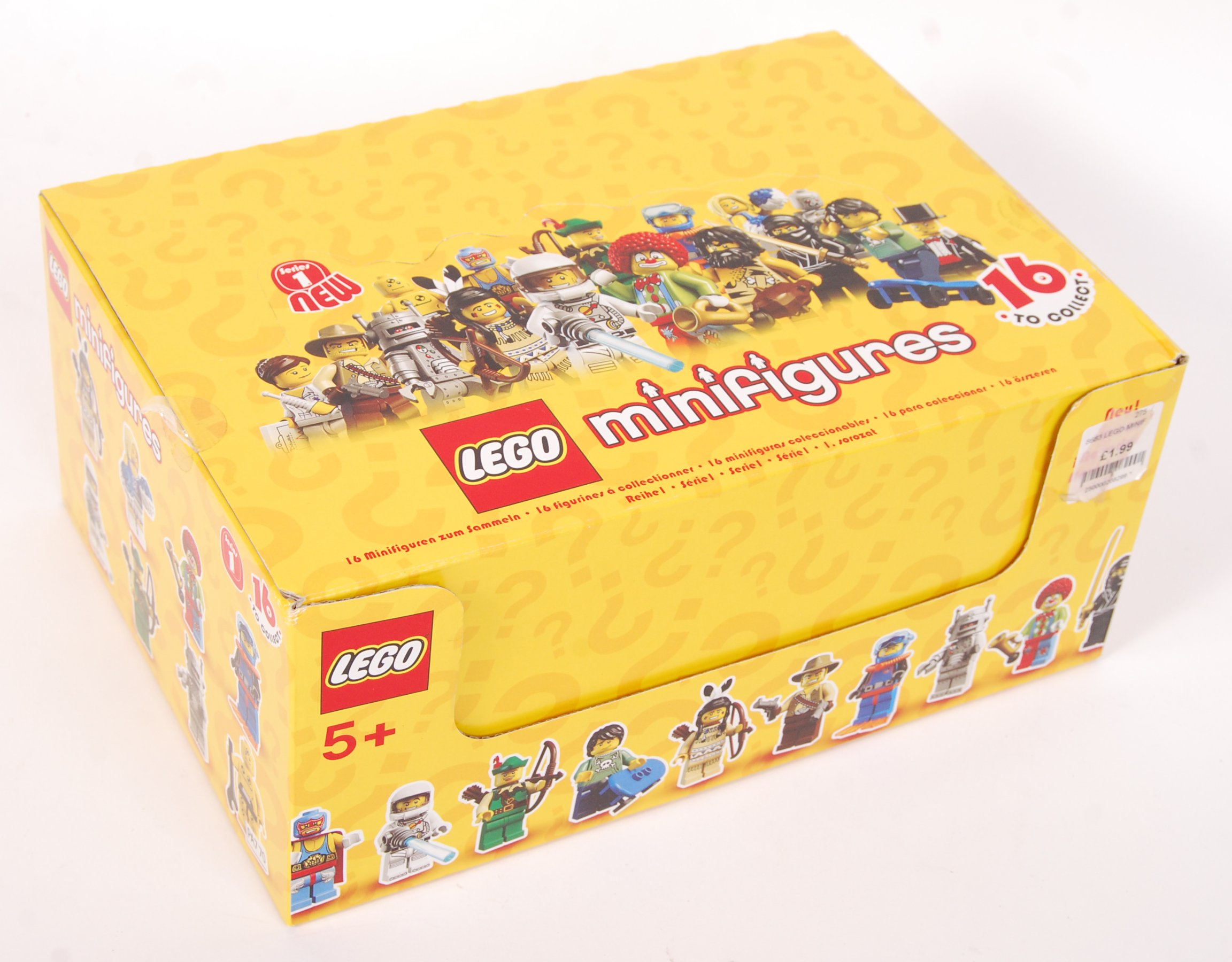 RARE LEGO COUNTERTOP STOCK BOX OF SERIES 1 MINIFIGURES - Image 3 of 4