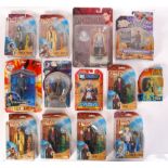 COLLECTION OF ASSORTED CARDED ACTION FIGURES - DOCTOR WHO, TERMINATOR ETC