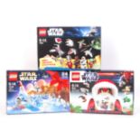 COLLECTION OF LEGO STAR WARS ADVENT CALENDARS