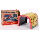 RARE VINTAGE METTOY MADE TINPLATE 0 GAUGE RAILWAY TUNNEL