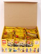 RARE LEGO COUNTERTOP STOCK BOX OF SERIES 1 MINIFIGURES