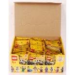 RARE LEGO COUNTERTOP STOCK BOX OF SERIES 1 MINIFIGURES