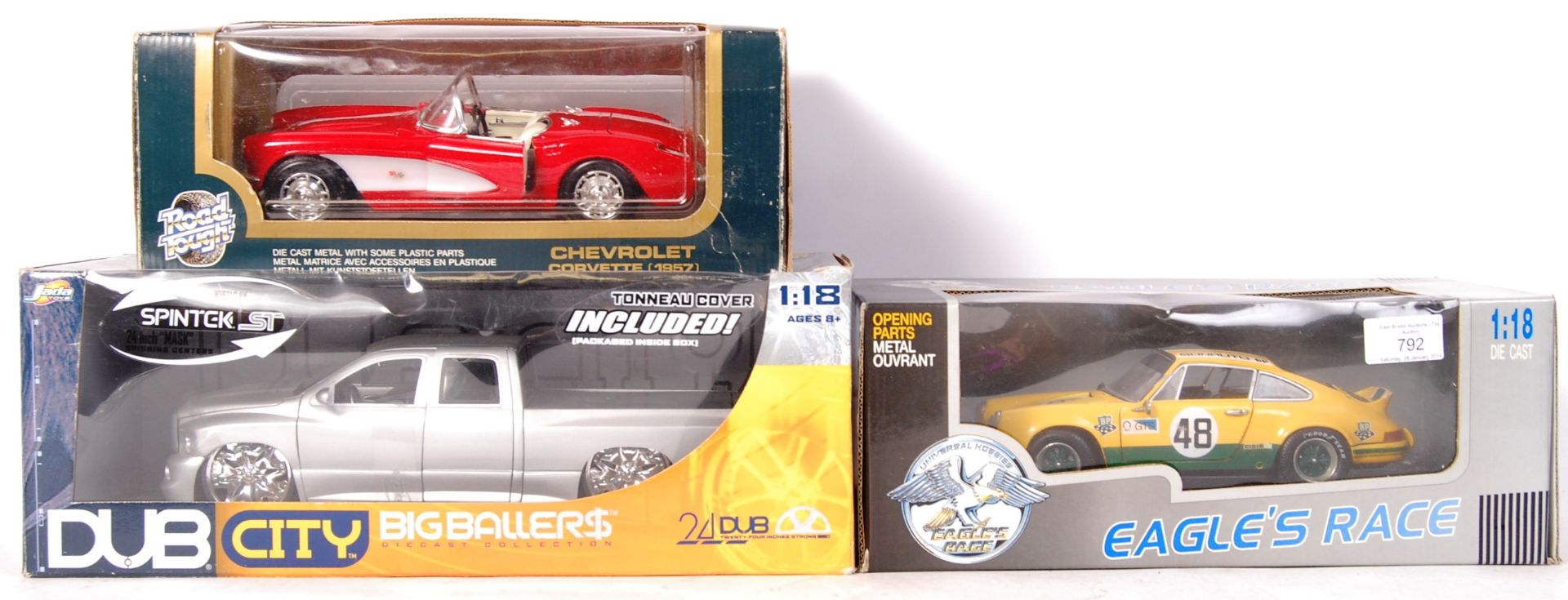 ASSORTED 1:18 SCALE PRECISION DIECAST MODEL VEHICLES