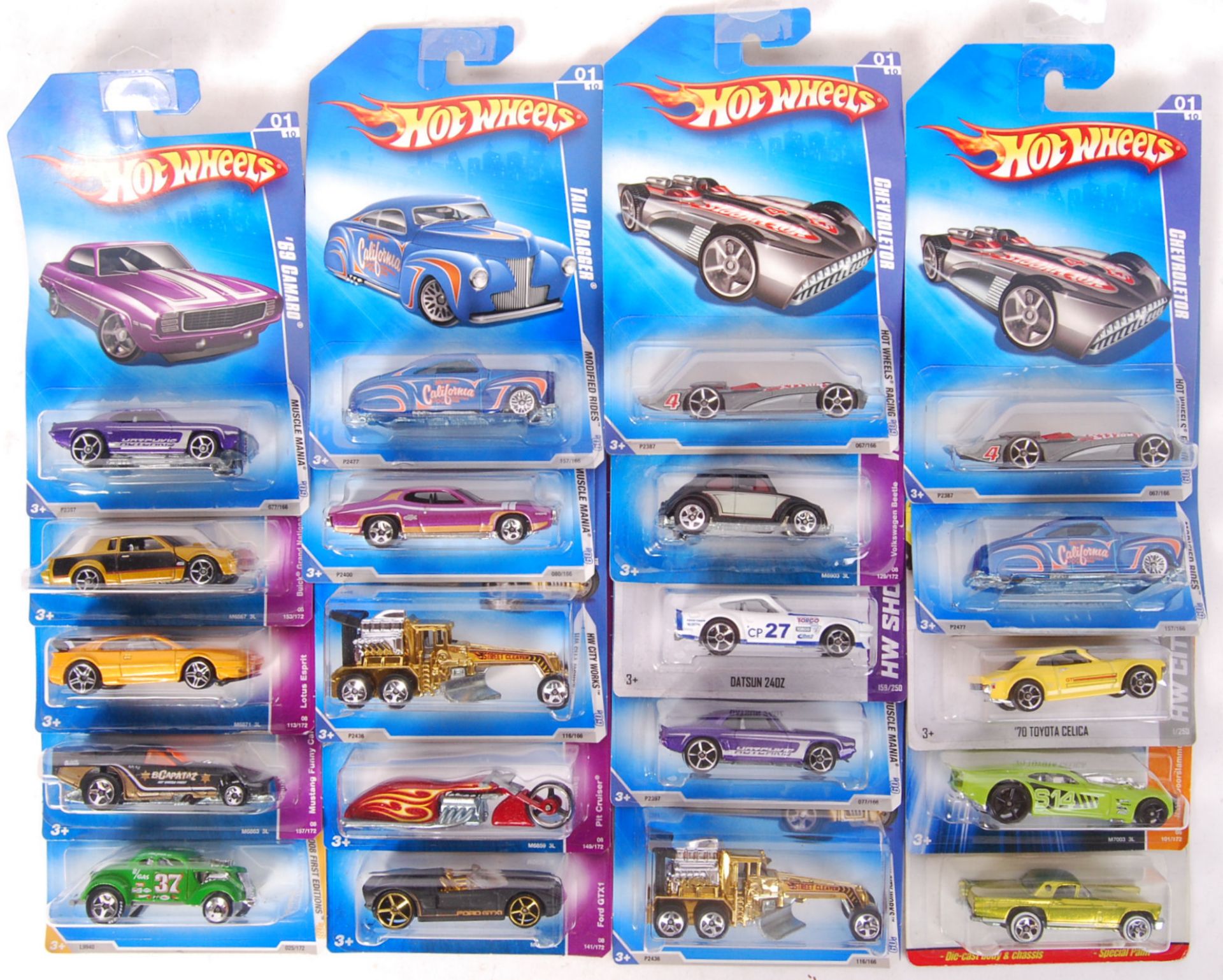 MATTEL HOT WHEELS CARDED DIECAST MODEL CARS