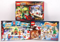 COLLECTION OF LEGO CITY ADVENT CALENDARS - SEALED