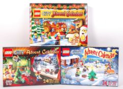 COLLECTION OF LEGO CITY CHRISTMAS ADVENT CALENDARS