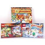 COLLECTION OF LEGO CITY CHRISTMAS ADVENT CALENDARS