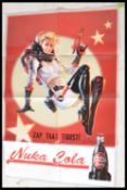 A spoof ' Nuka Cola ' poster featuring a vintage s