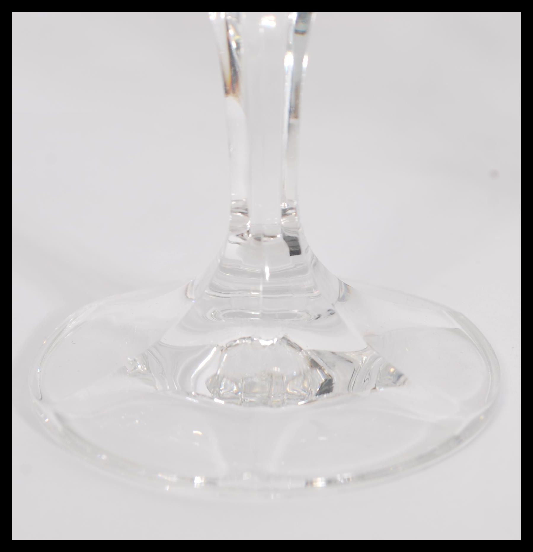 A boxed set of Bohemia Crystal cut glass wine glas - Bild 3 aus 4