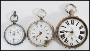 A group of vintage early 20th century pocket watch