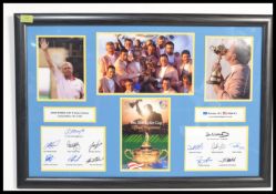 A golfing interest 2006 Ryder Cup Montage having p