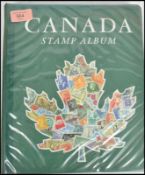 Canada stamps: a used collection in a pre printed