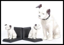 HMV Advertising figures: a pair of HMV ' Nipper '